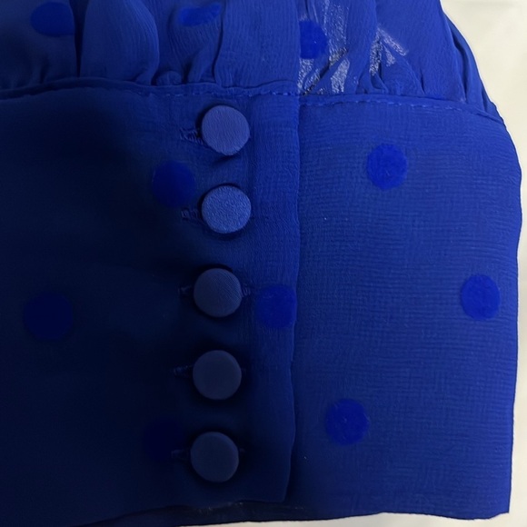 Women's, J.Crew, Light Weight, V-Neck, Dotted Detailed, Long Sleeve, Size Large - Picture 4 of 12